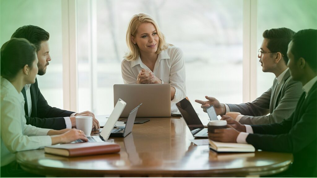 lead generation funnel conversion workflow business team discussion